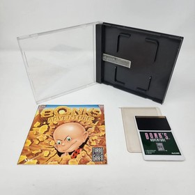 Bonk's Adventure (TurboGrafx-16) Complete w/ Manual & Case - Authentic & Tested