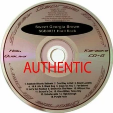 HARD ROCK CLASSICS - Sgb0031 (karaoke CDG- BRAND NEW,Crazy On You, Twice Shy +