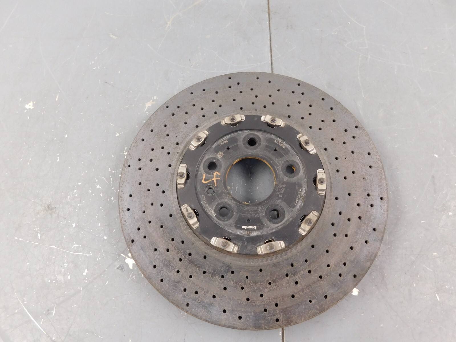 2019 15 19 Chevy Corvette C7 ZR1 3ZR Brembo Ceramic Brake Rotor Set