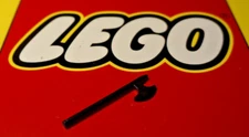 lego 3848 Black Minifigure, Weapon Axe, Halberd