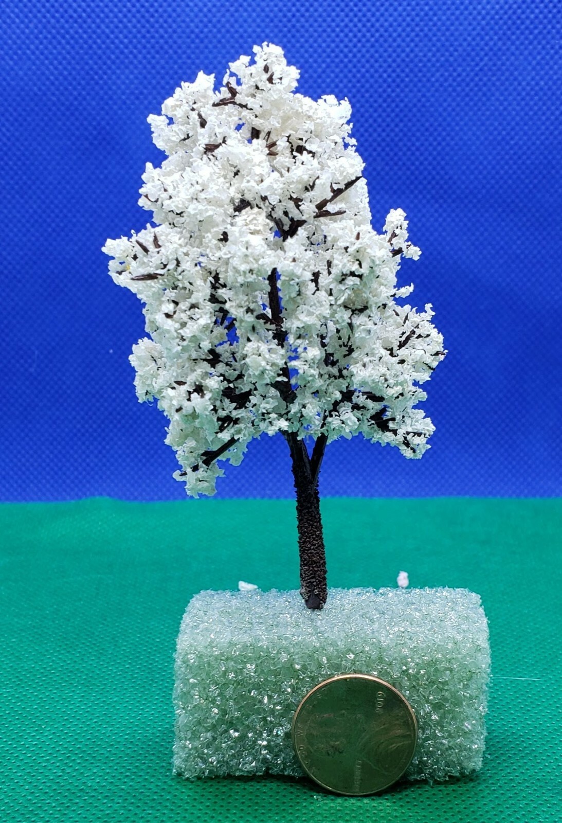 Dollhouse Miniature Handmade 3 Tall White Dogwood Tree 1 48 Scale 