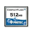 Carte mémoire numérique flash compacte PRETEC - CFSS512 512 Mo