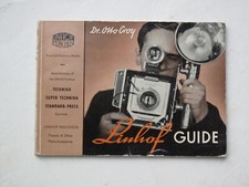 Linhof guide booklet, US SELLER "LQQK"