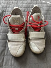 NIKE Paul George Grey PG Playstation Shoes Size 6.5Y