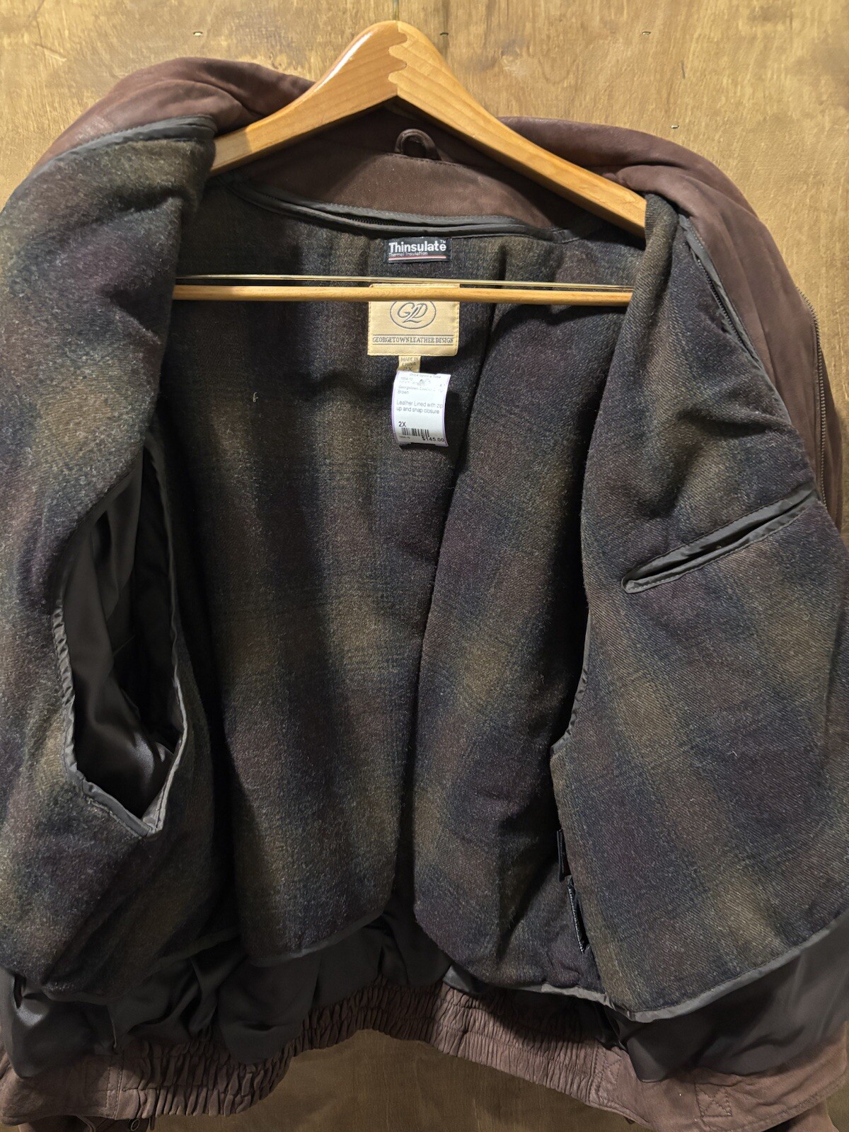 georgetown leather design jacket - image 5