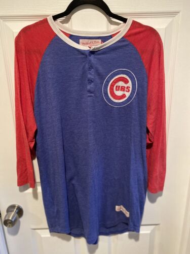 Mitchell and Ness Cooperstown Collection Men’s Chicago Cubs Baseball Tee Sz XL - Picture 1 of 5