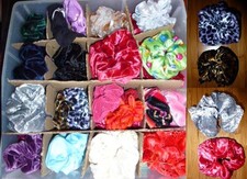 NEW Scrunchie Hair Tie VELVET by MIMI - SELECT ONE FROM PHOTOS - Made in USA 