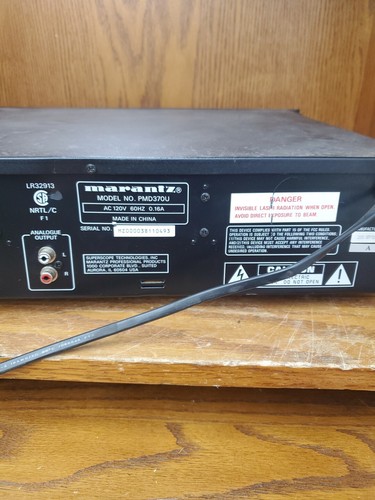 Marantz PMD370 Professional 5 Disc CD Changer For Parts Or Repair - Picture 6 of 7