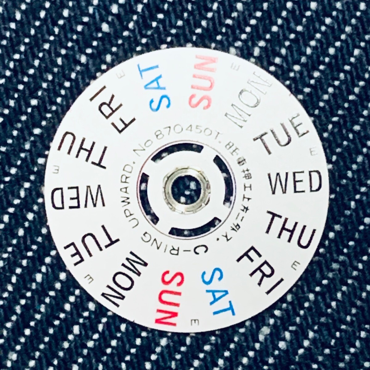 NOS GENUINE SEIKO DAY WHEEL PART NUMBER 870 xxx ALL MODELS SEE