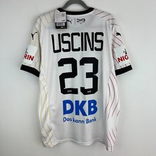 Deutscher 2024/2025 Home Puma Handball Jersey Shirt Men's Size L Renars Uscins