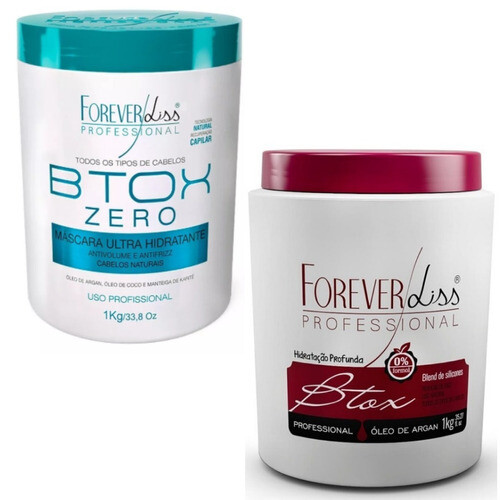 Btx Zero Forever Liss 1kg + Btx Zero Forever Liss Argan 1 Kg - Picture 1 of 1