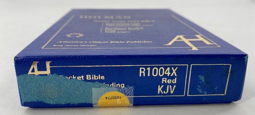 Holman Home Reading Text Bible 1976 KJV with BOX GREAT BRITAIN Vintage - Picture 12 of 12