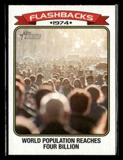 2023 Topps Heritage #NF-2 World Population News Flashbacks