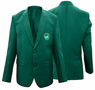 Mens Master Golf Club Tournament Green Blazer Coat Premium Cotton