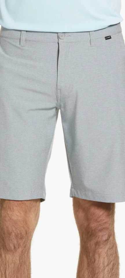 Pantalones Cortos de Golf Travis Mathew Gris Tech Chino Talla Para Hombre 38 Nuevos con Etiquetas