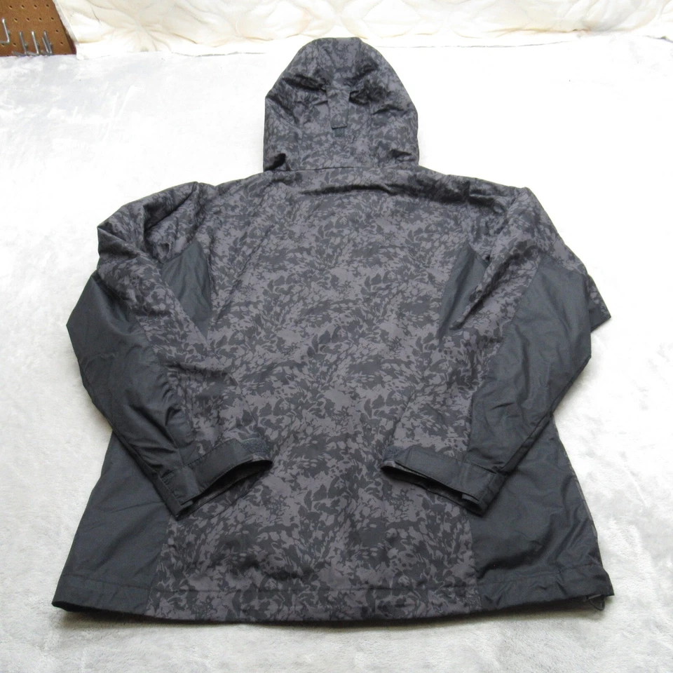 Chaqueta Columbia Mujer Pequeña Negra Túnel Caídas Resistente al Agua Intercambio Shell Foto 2 de 4