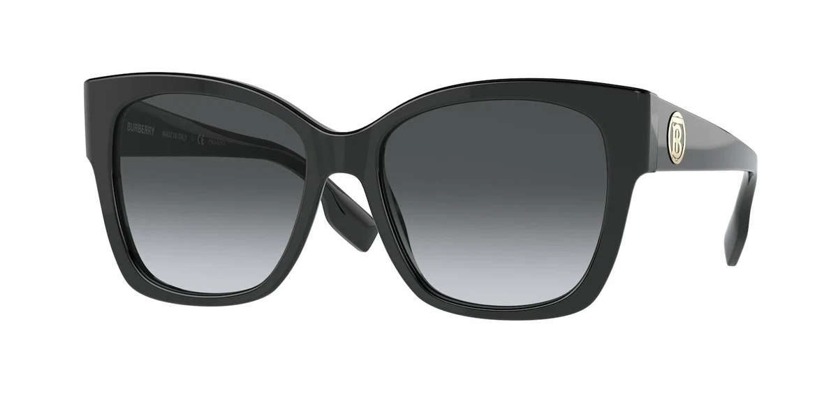 Burberry RUTH BE 4345 Black Grey Shaded Polarized 3001 T3