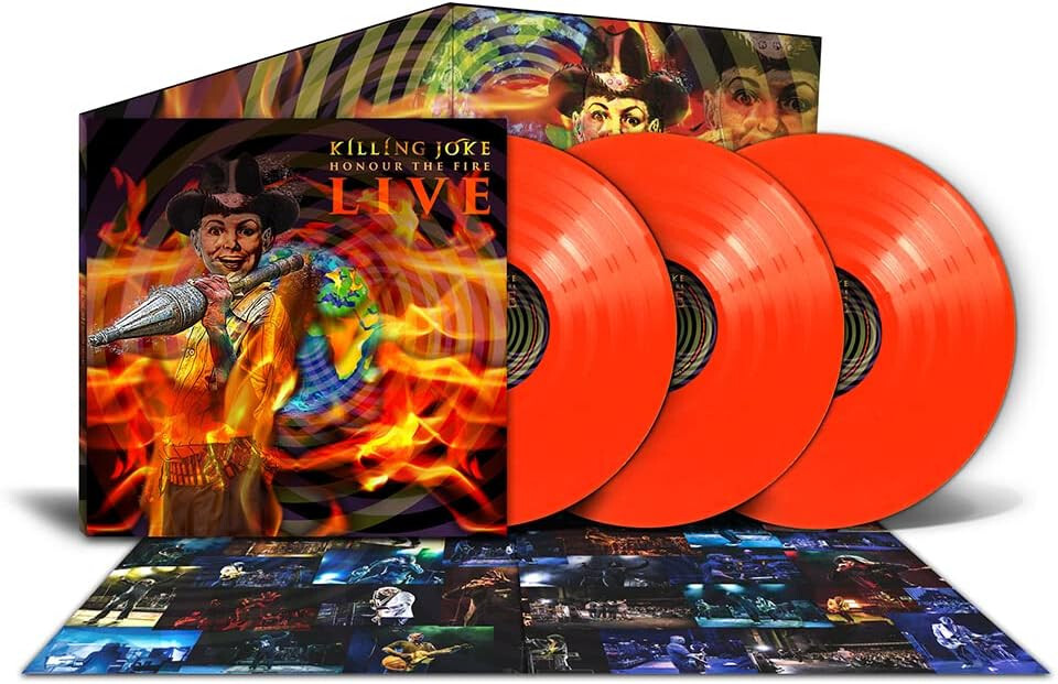 Killing Joke Honor The Fire Live Triple Vinyl LP Colored Orange New