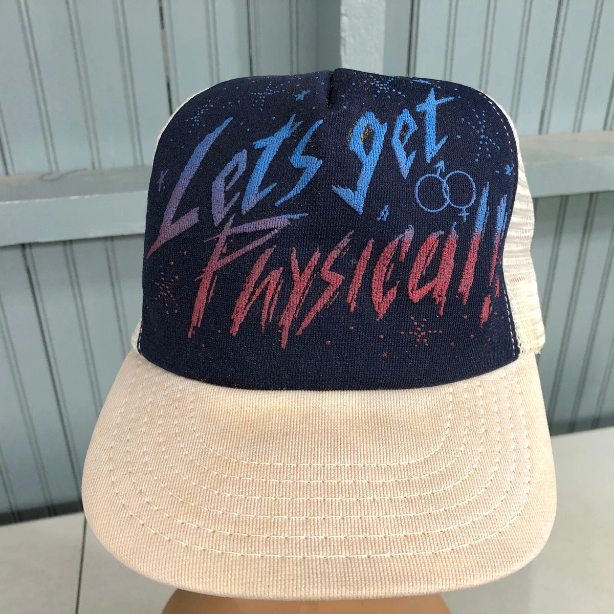 Vintage Made USA Let#039;s Get Physical Snapback Baseball Cap Hat eBay 〜1970