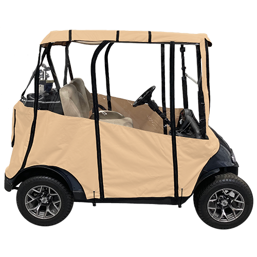 Türwerk Golf Buggy Universal Gehäuse Abdeckung HELLBRAUN passt Club Car, Ezgo, Yamaha - Bild 1 von 5