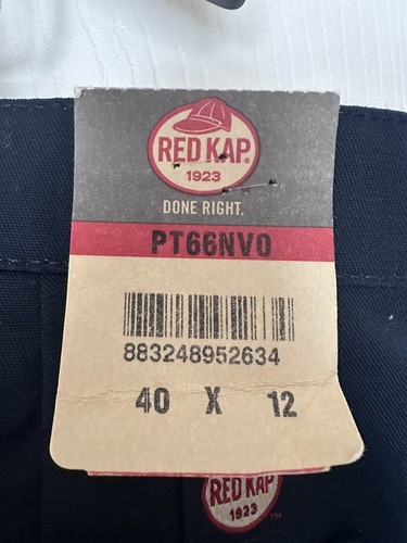 Red Kap Men's Cargo Shorts Size 40 - Picture 3 of 3