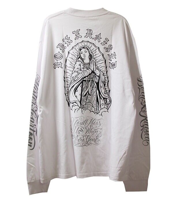 Born x Raised Mister Cartoon NEW XL Longsleeve White T-shirt Born x Raised Mister Cartoon NEW XL Longsleeve White T-shirt