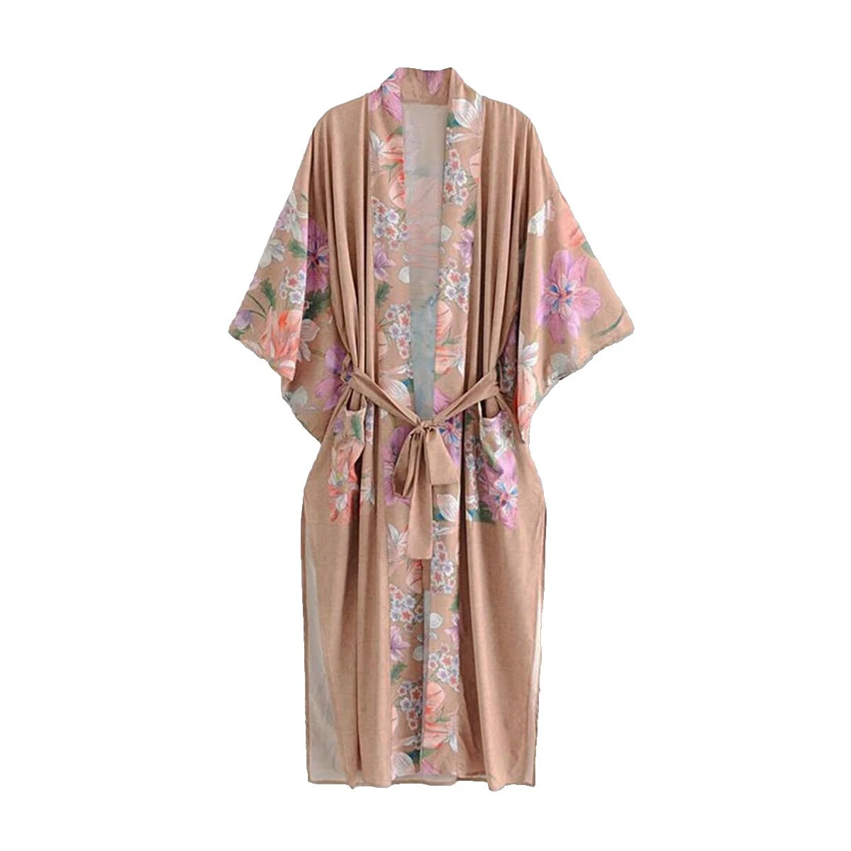 Polyester Kimono Wedding Sleepwear & Robes for Women