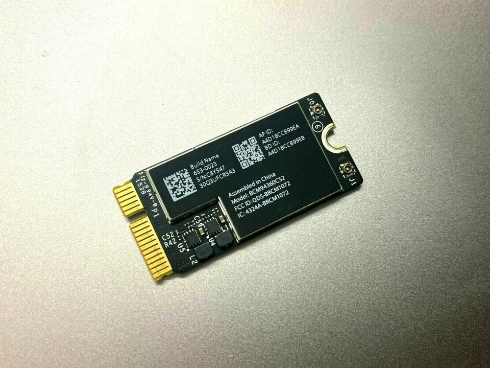 AirPort Card Wifi Bluetooth Apple MacBook Air 11" 13" A1465 A1466 653-0023 - Image 3 of 3