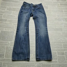 Rock and Roll Denim Jeans Size 29x32 Pistol Bootcut Blue Denim Pants Cowboy Rock