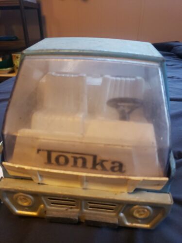 Vintage 1:12 Tonka Ramp Hoist Flat Bed Tow Truck 1975 Roll Back Missing Trailer - Picture 2 of 9