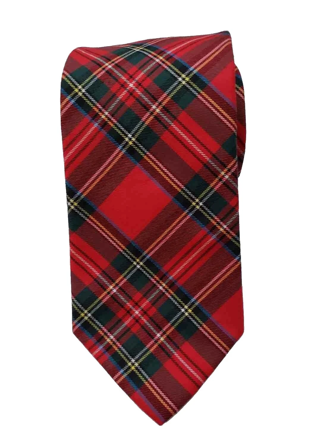 Mezcla de lana cuadriculados lazos de Corbata para hombres