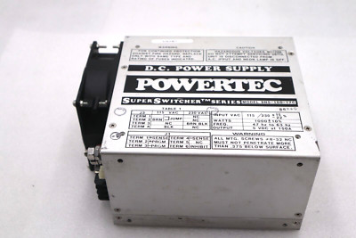 POWERTEC DC POWER SUPPLY MODEL 9N5-150-17C SUPER SWITCHER STOCK #1003A