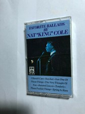 FAVORITE BALLADS BY NAT KING COLE CASSETTE TAPE