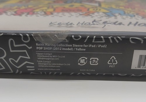 New Open Box 2012 Keith Haring Sleeve Case For iPad iPad 2 - Picture 4 of 4