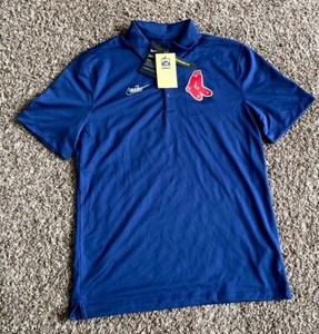 Boston Red Sox Nike Cooperstown Collection Men's Polo Medium Dri-Fit MLB