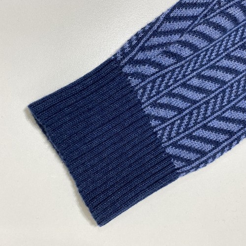 Maglione scialle American Rag uomo grande Fair Isle maglia indaco erica 154711IND - Foto 4 di 11