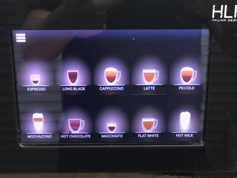 HLF 1700 Italian Design Automatic Coffee Machine Super Automatic Black