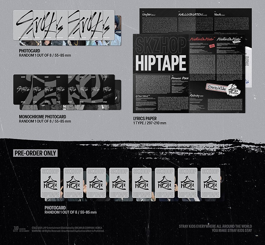 STRAY KIDS SKZHOP HIPTAPE 合(HOP) Album ACCORDION Ver/CD+