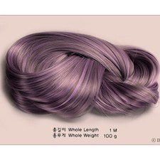  DM OOAK BJD rooting hair Heat Resistant Hair  F12/Gray : 100g 