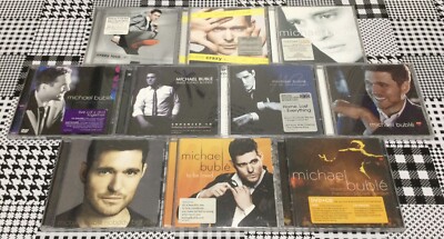 Michael Bublé CD Album Konvolut/Restposten/Sammlung x10: Auf frischer Tat ertappt, blond
