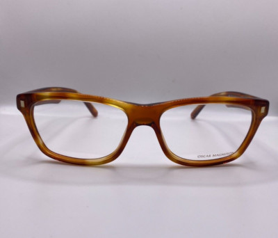 Oscar Magnuson 8692 9202 Crystal Brown Plastic Eyeglasses Frame 55-16-140