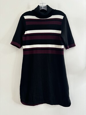 Vince Camuto Sweater Dress Womens M Stripe Multicolored Turtleneck Short Sleeve | eBay Vince Camuto Sweater Dress Womens M Stripe Multicolored Turtleneck Short Sleeve | eBay