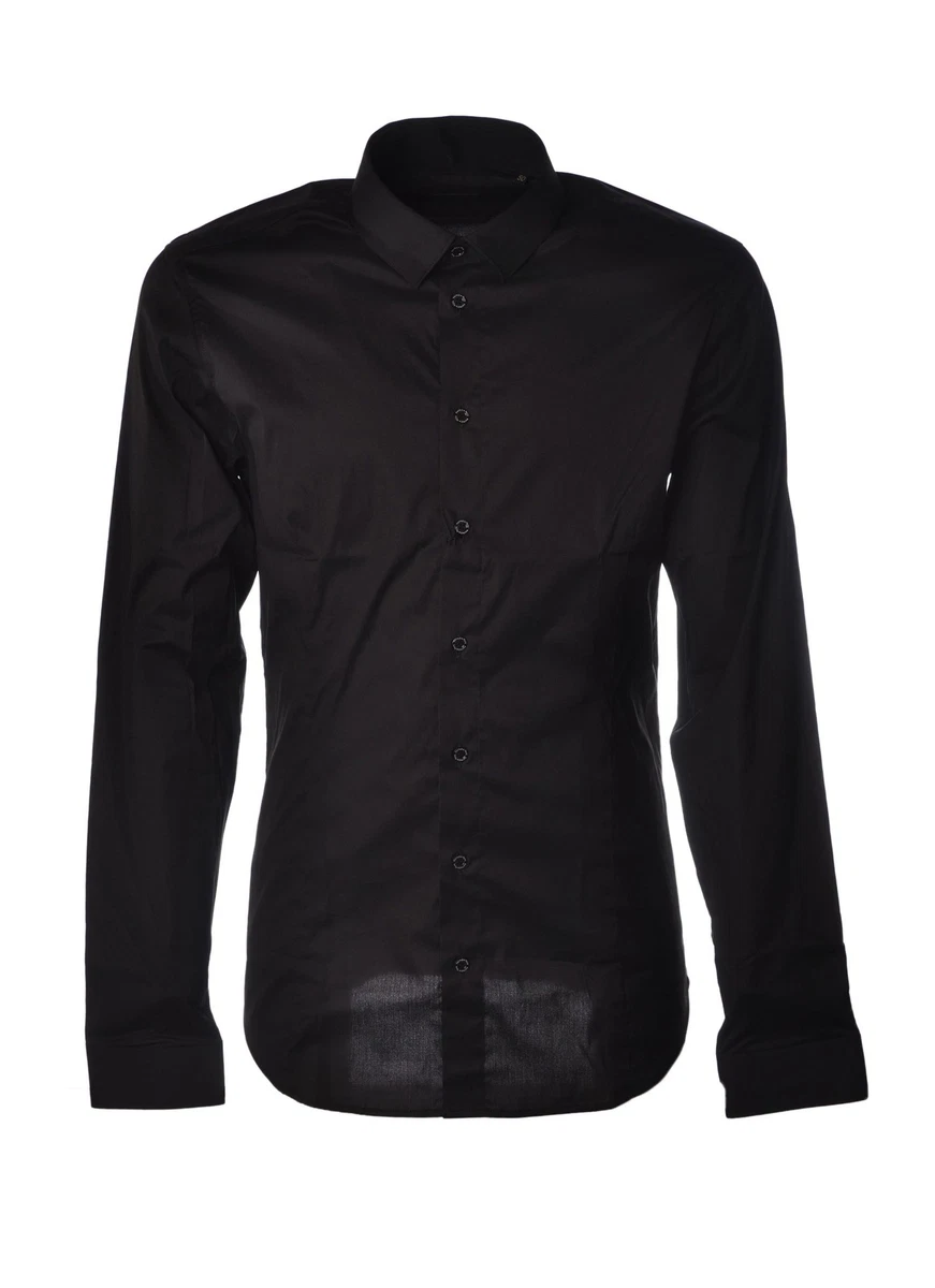 Patrizia Pepe Camicie Camicia Uomo Nero 3810126G191232 eBay