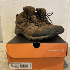 Merrell MOAB 2 Mid Size 6 M Waterproof Earth Boys Hiking Boots MK261204