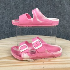 Birkenstock Sandals Youth 33 Pink Arizona EVA Slides Buckle Open Toe Comfort