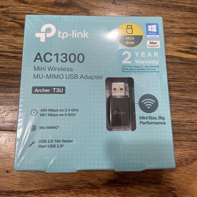 TP-LINK ARCHER T3U Archer AC1300 Mini WiFi Mu Mimo USB Adapter 3.0 Free Shipping