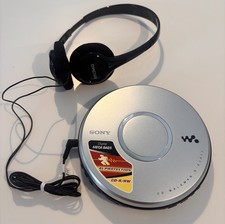 Sony CD Walkman D-EJ011 Personal CD Player Mega Bass Working Headphones Console