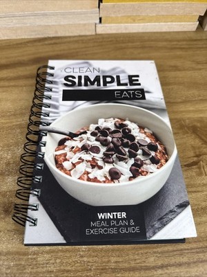 Clean Simple Eats Meal Plan & Exercise Guide Winter Spiralbound