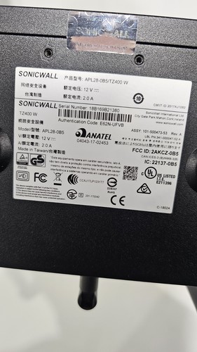 SonicWall TZ400 W Network Security/Firewall Appliance - Picture 3 of 3