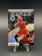 2019-20 NBA Hoops Premium Stock - Lights Camera Action Zach LaVine #18 Holo